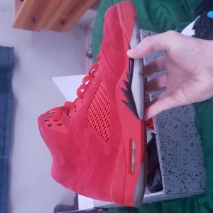 Jordan 5 red suade, jordan 10 powder blues, jordan 6 tinker